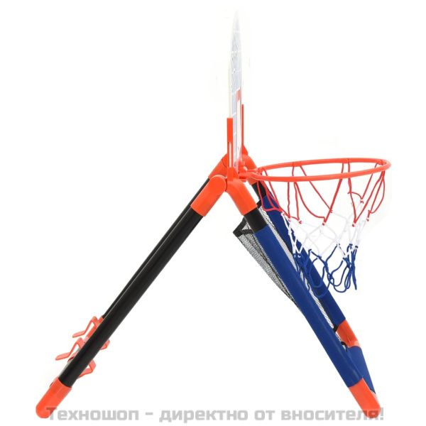 Детски баскетболен комплект многофункционален за под или стена