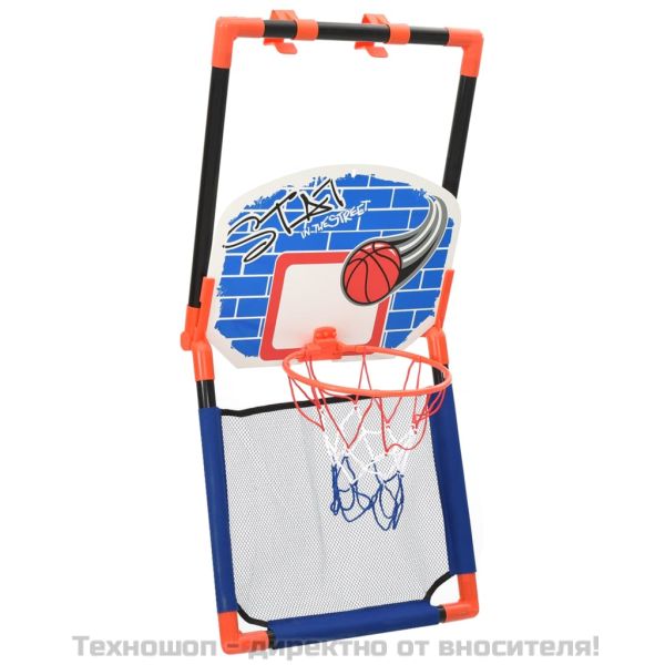 Детски баскетболен комплект многофункционален за под или стена