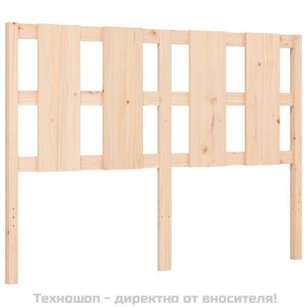 Рамка за легло с табла, 120х200 см, масивно дърво