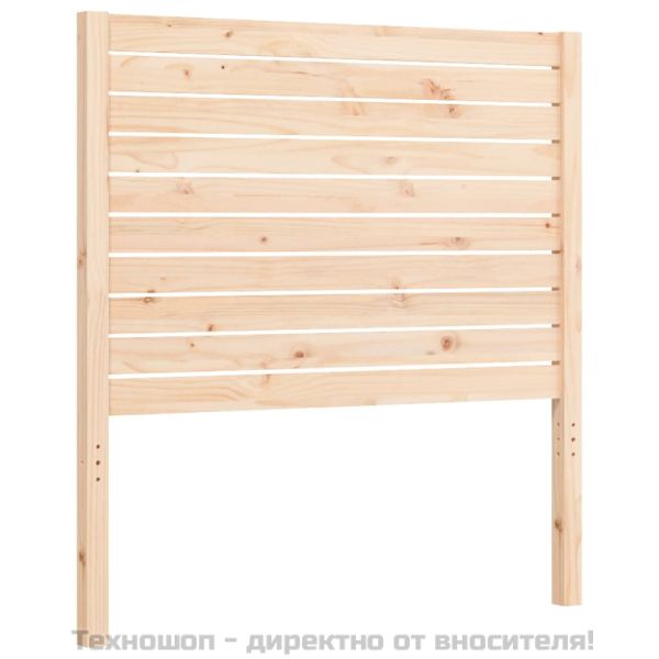 Рамка за легло с табла, 90x200 см, масивно дърво