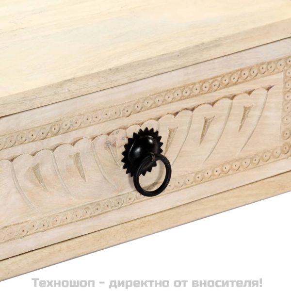 Маса за кафе, 100x60x40 см, мангово дърво масив