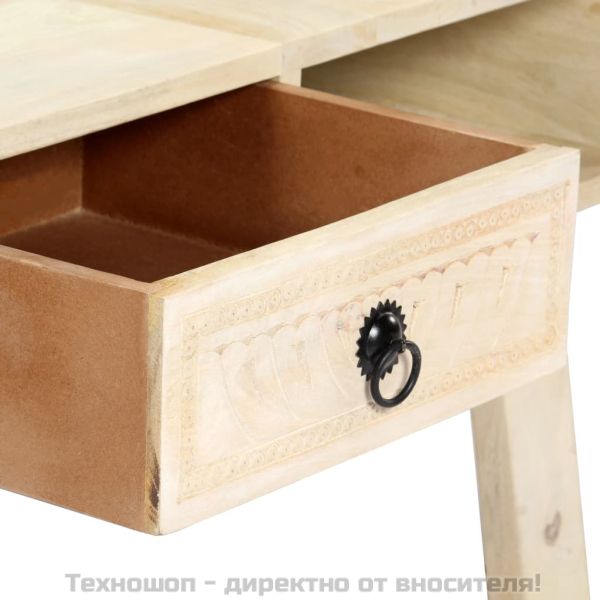 Маса за кафе, 100x60x40 см, мангово дърво масив