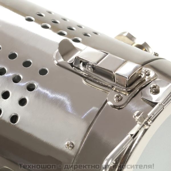 Подова лампа тринога, масивно мангово дърво, 140 см