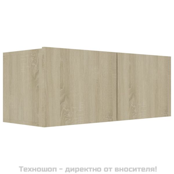 Комплект ТВ шкафове от 7 части, дъб сонома, инженерно дърво