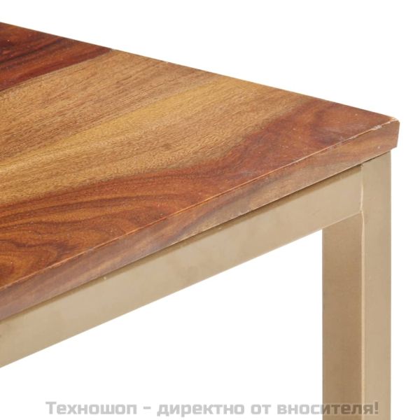 Маса за кафе 120x60x40 см масивно дърво