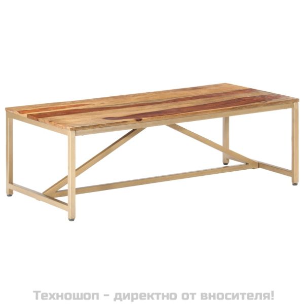 Маса за кафе 120x60x40 см масивно дърво