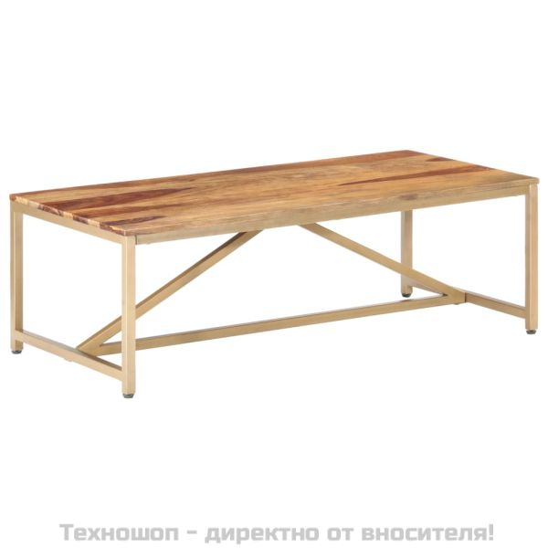 Маса за кафе 120x60x40 см масивно дърво