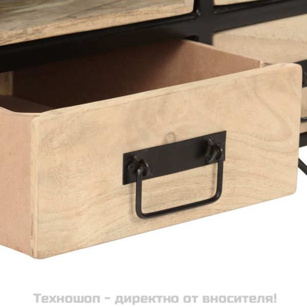 Маса за кафе, 100x50x40 см, мангово дърво масив