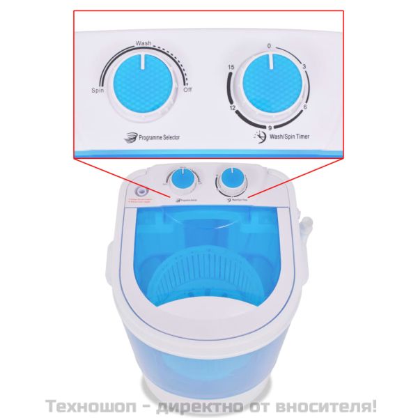 Мини перална машина с единичен казан 2,6 кг