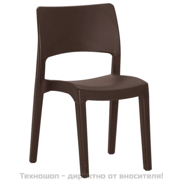 Градински столове 2 бр мока полипропилен