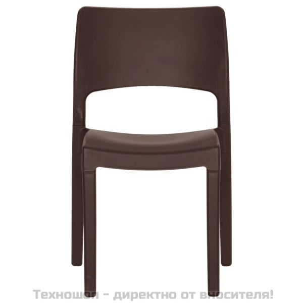 Градински столове 2 бр мока полипропилен