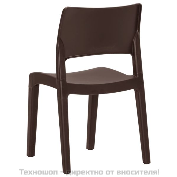 Градински столове 2 бр мока полипропилен