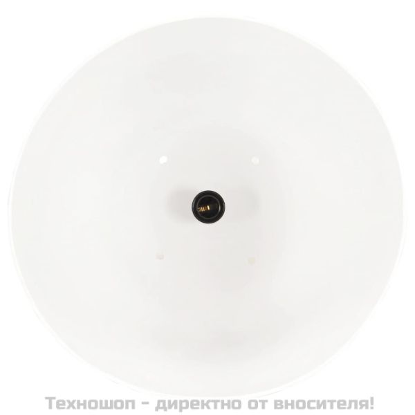 Индустриална пенделна лампа 25 W бяла кръгла 42 см E27