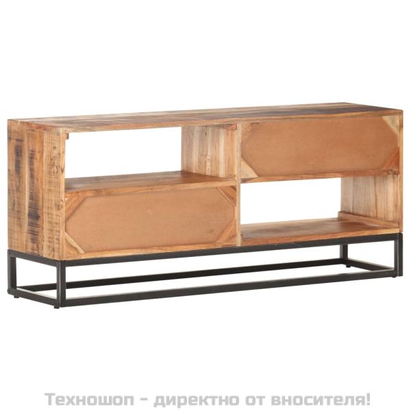 ТВ шкаф 120x30x50 см грубо акациево дърво