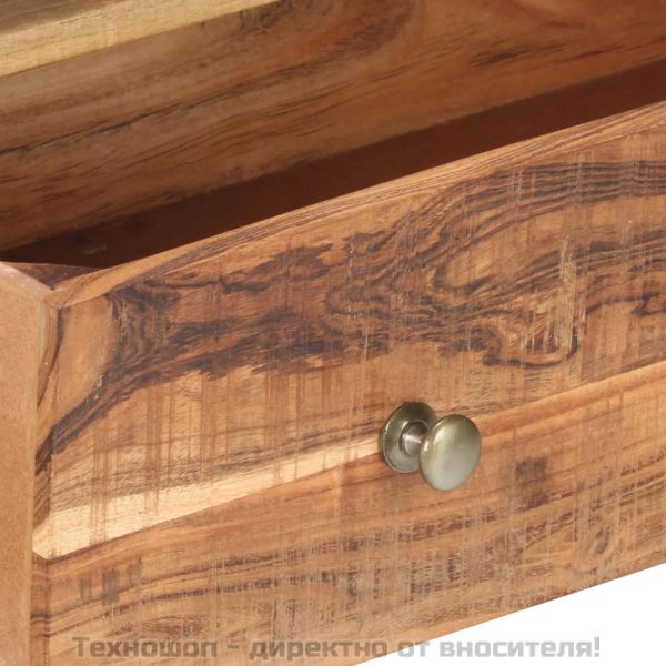 ТВ шкаф 120x30x50 см грубо акациево дърво