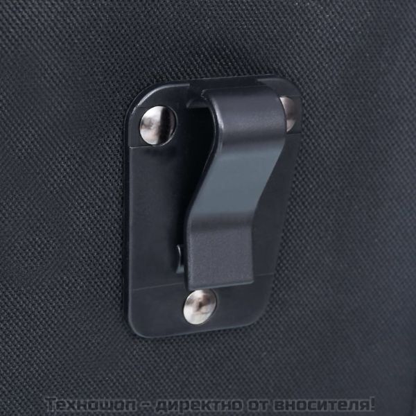 Единична чанта за багажник за велосипед водоустойчива 21л черна