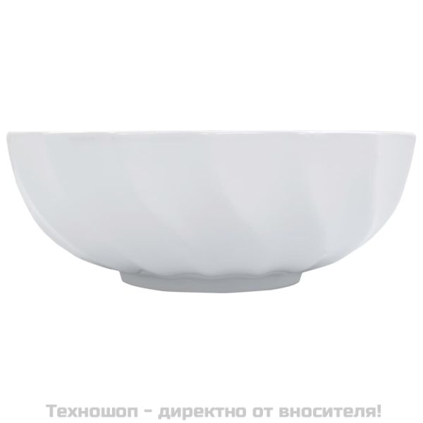 Мивка, 46 x 17 см, керамична, бяла