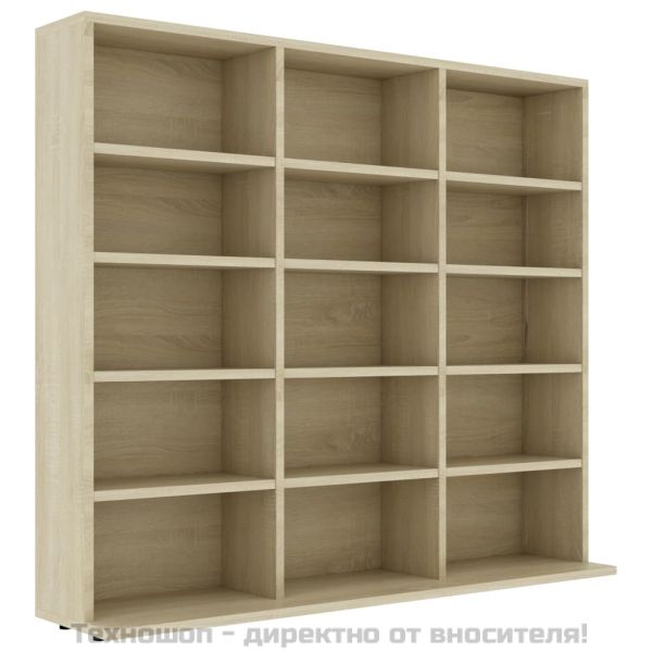 CD шкаф, дъб сонома, 100x23x89,5 см, инженерно дърво