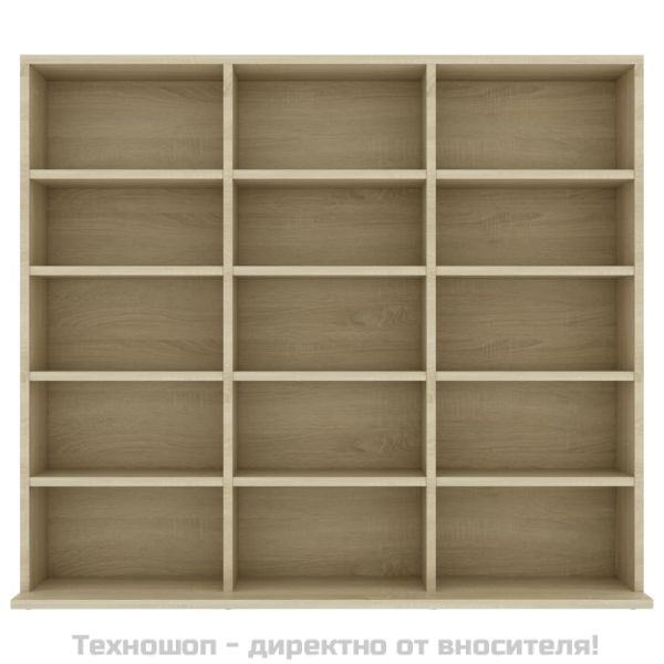 CD шкаф, дъб сонома, 100x23x89,5 см, инженерно дърво