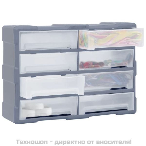 Шкаф органайзер с 8 големи чекмеджета, 52x16x37 см