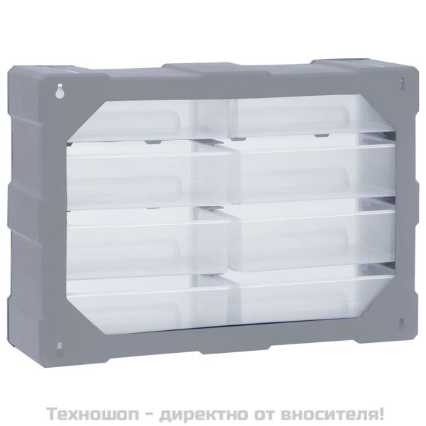 Шкаф органайзер с 8 големи чекмеджета, 52x16x37 см