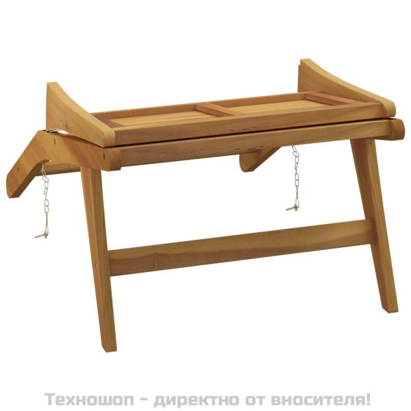 Градински стол, тиково дърво масив