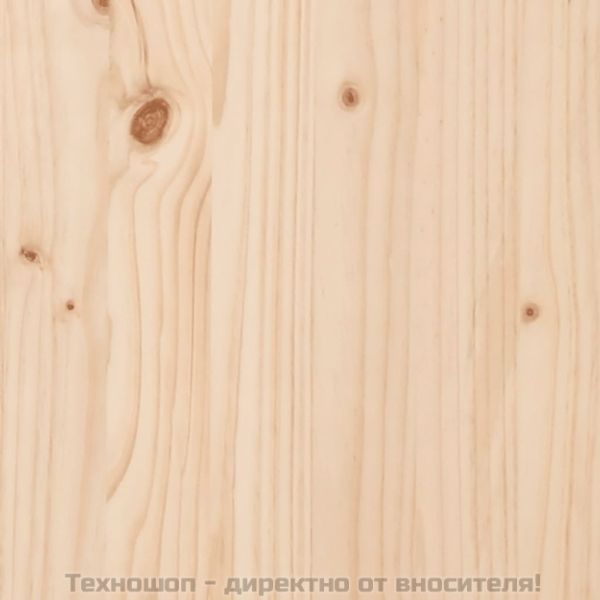 Рамка за легло с табла Small Double масивна дървесина