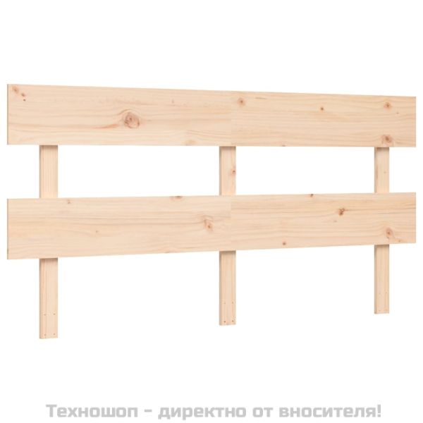 Рамка за легло с табла King Size масивно дърво