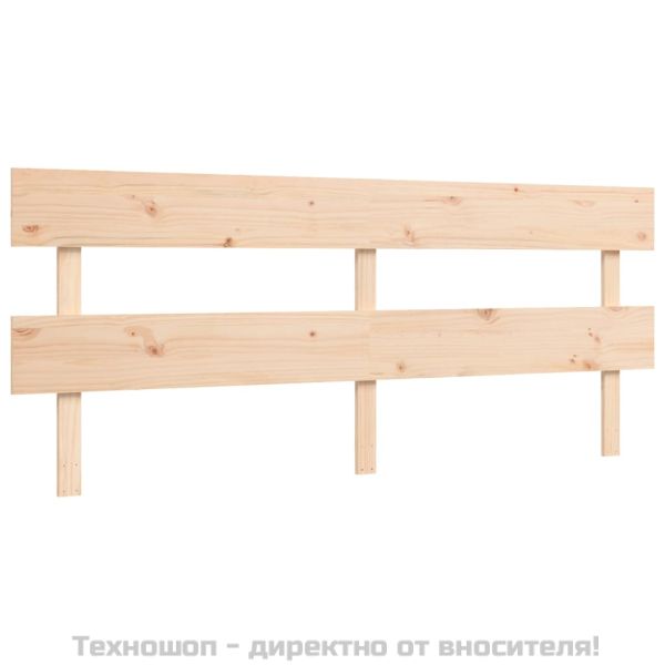 Рамка за легло с табла Super King Size дърво масив