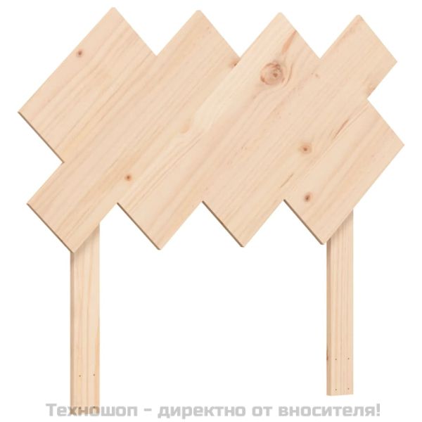 Рамка за легло с табла Single масивна дървесина