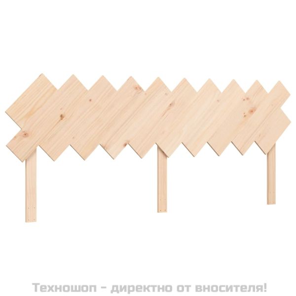 Рамка за легло без матрак 200x200 см масивна чамова дървесина