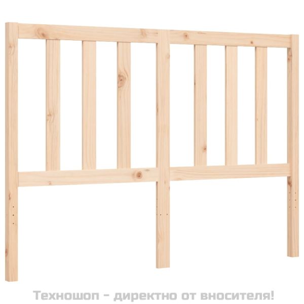 Рамка за легло без матрак, 120x200 см, масивна чамова дървесина