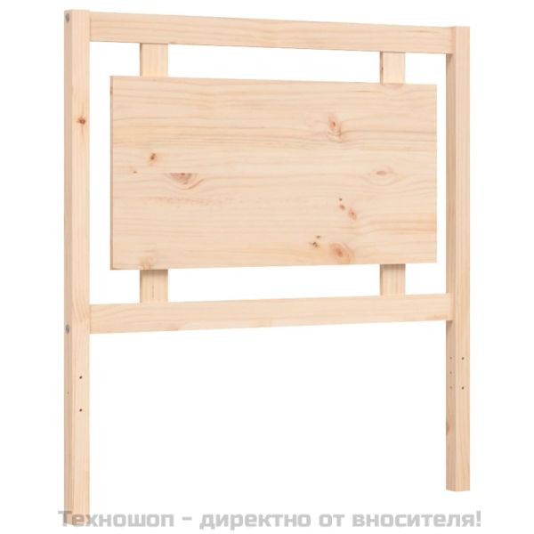 Рамка за легло с табла, 100x200 см, масивно дърво