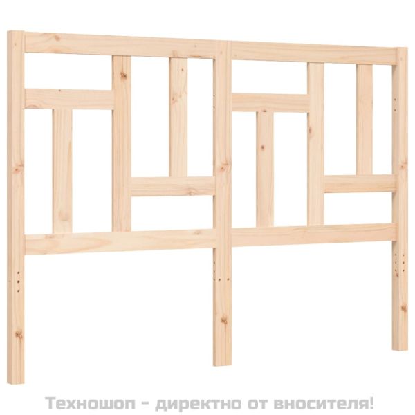 Рамка за легло с табла Small Double масивна дървесина