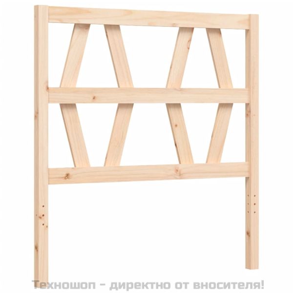 Рамка за легло с табла, 100x200 см, масивно дърво