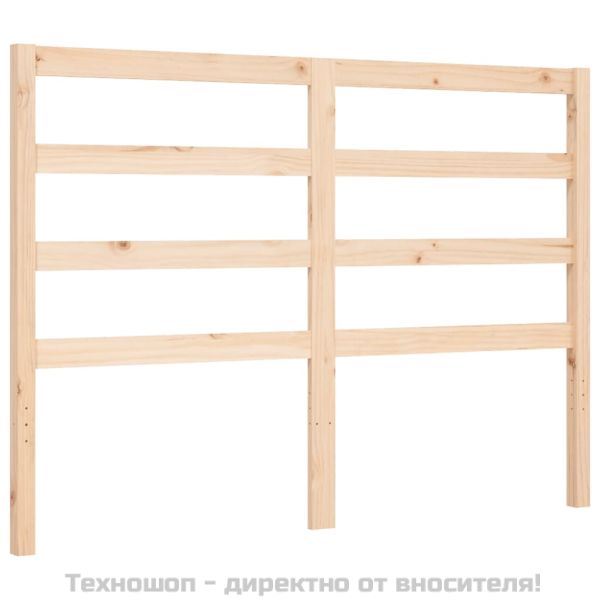 Рамка за легло без матрак, 120x200 см, масивна чамова дървесина