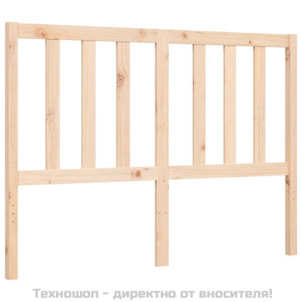 Рамка за легло без матрак, 140x200 см, масивна чамова дървесина