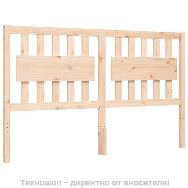 Рамка за легло с табла King Size масивно дърво