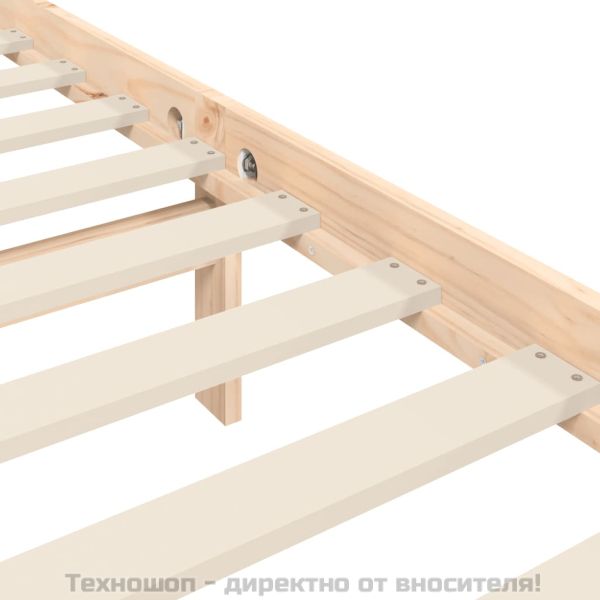 Рамка за легло с табла King Size масивно дърво