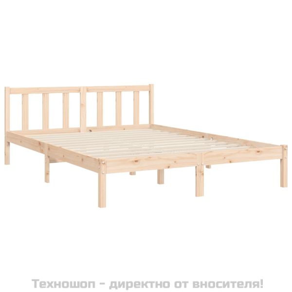 Рамка за легло с табла King Size масивно дърво