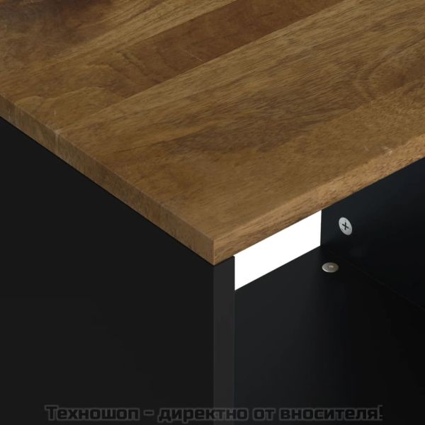 Маса за кафе, 40x31x46 см, манго масив и инженерно дърво