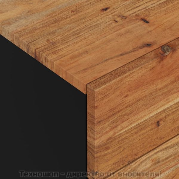 Нощно шкафче 50x33x60 см масивна акация и инженерно дърво