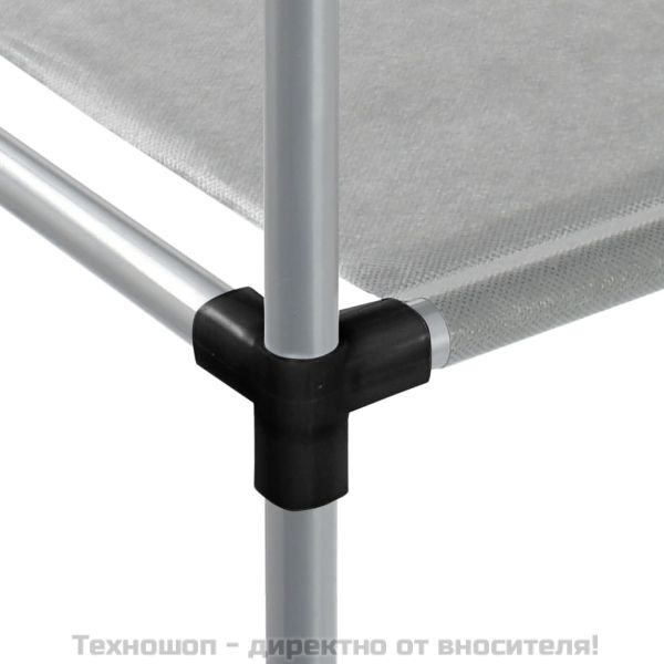 Стелаж за съхранение над пералня сив 87x55x90,5 см желязо