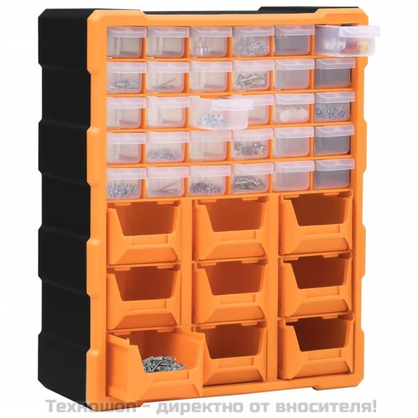 Шкаф органайзер с 39 чекмеджета, 38x16x47 см