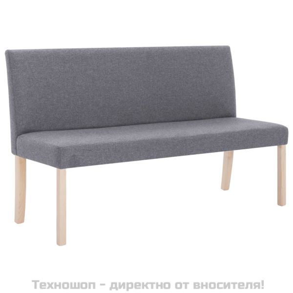 Пейка, 139,5 см, светлосива, полиестер