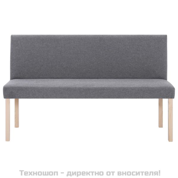 Пейка, 139,5 см, светлосива, полиестер