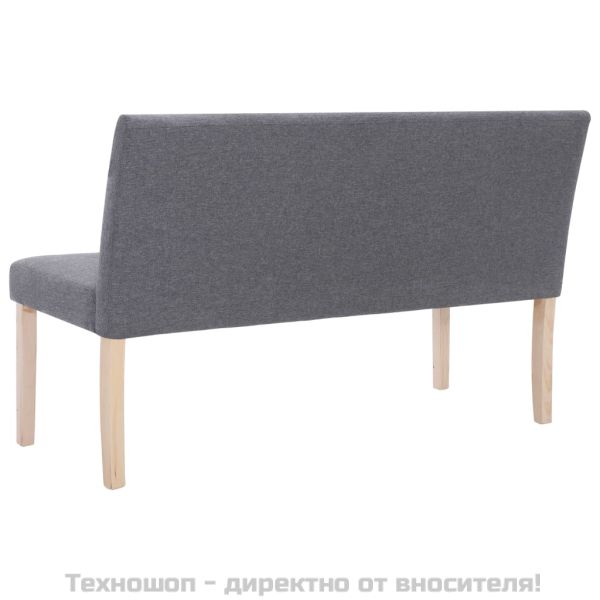 Пейка, 139,5 см, светлосива, полиестер
