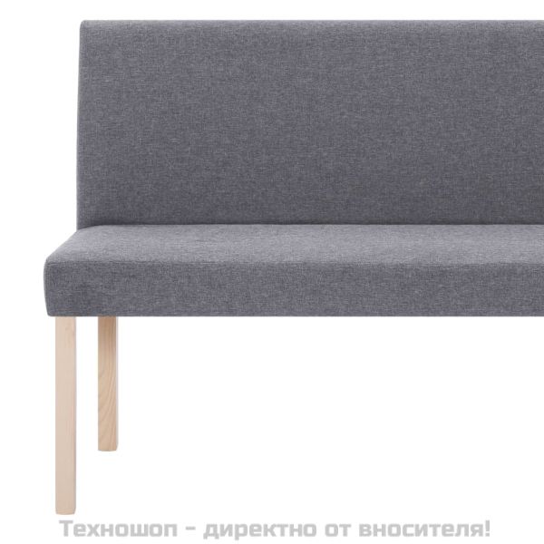 Пейка, 139,5 см, светлосива, полиестер