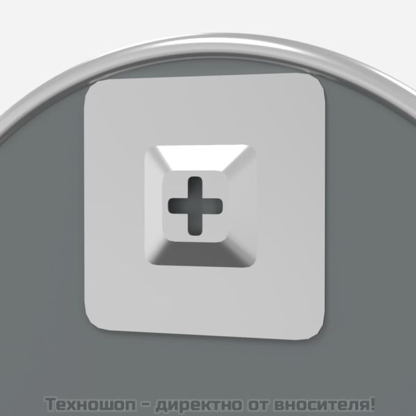 Стенно огледало сребро Ø 60 см кръгло