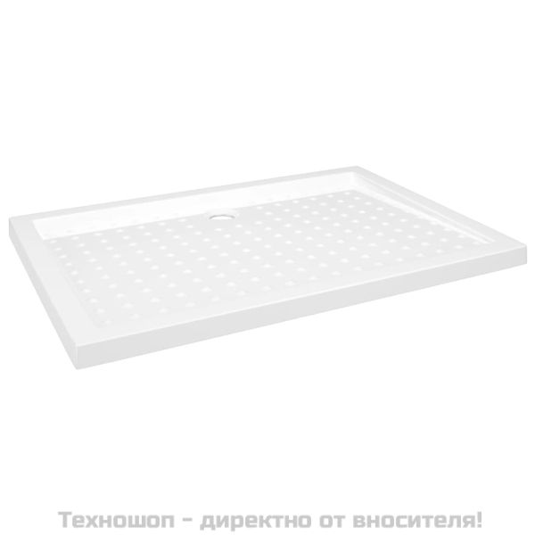Душ корито с точки, бяло, 70x100x4 см, ABS